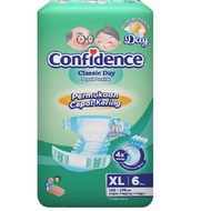 Pampers dewasa Confidence Classic Day Popok Perekat XL-6