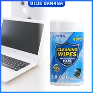 88Pcs Computer Laptop Screen Cleaning Wipes Non-alcoholic Dust Removal Wet Tissue for Lens Phone