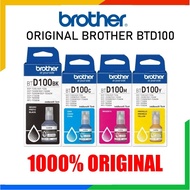 ORIGINAL Brother BTD100 BLACK BTD100 CYAN BTD100M BTD100Y BTD100BK Genuine Ink Cartridge