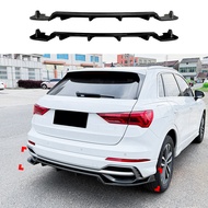 For Audi Q3 F3 S-Line SUV 2019-2026 Car Rear Bumper Diffuser Body Kits Rear Lip Spoiler Accessories