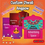 Deepavali Angpow/Customized Design Deepavali/Diwali Angpow 2024 Money pocket/Angpau/Red packet *TREN