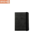 Marslako - 多功能防磁旅行護照套 護照夾 旅行證件套 證件保護套 passport保護套 證件包 - 黑色 [平行進口]