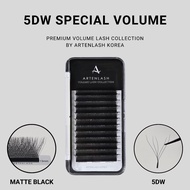 [5DW] Artenlash 5DW Flat Volume Lashes 0.07 B/C/D/ Curls