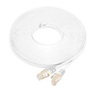 實體店鋪限今日滿二百元包郵1m (2-30m) Cat7 Cat6 Ethernet Cable White Shielded (STP), High Speed Flat RJ45 Cat 6 Ca