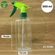 500ML Clear Spray Bottle with Cap Kispray TriggerBIG - Clear Plant Spray
