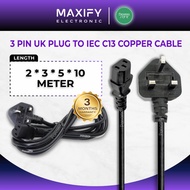 Panamax C13 UK IEC 3 PIN Power Cord 1.0MM Copper 13A Power Cord PDU RACK Power Supply = EC-1310