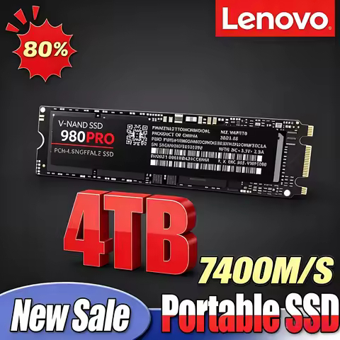 Lenovo980Pro/990Pro 500MB 1TB M2 SSD 7400MB/s Internal SSDHigh Speed Portable High Capa city SSD Com