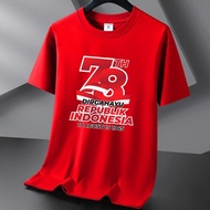 F78 Independence Day T-shirt for the Republic of Indonesia 78th August 17, 1945 2022 Indonesian Inde