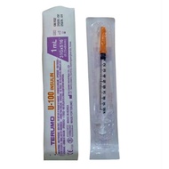 [1 pcs] [INSULIN] [NEEDLE] TERUMO INSULIN SYRINGE 1ML [31G /30G /29G]