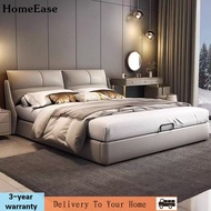 Leather Bed Frame  Solid Wooden Bed Frame Storage Bed Frame King Size Bed Frame Queen Size Bed Frame