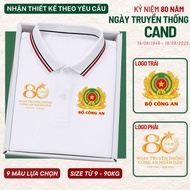 Áo Logo CAND 80 Năm Ngày Truyền Thống CAND