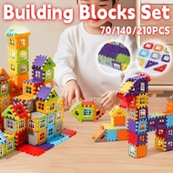 Building Blocks for Toddlers Kids 210 Pcs Toy Building Set Interlocking Building Blocks Puzzle Toy