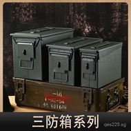Explosion-Proof Box Storage Box Metal Box Metal Ammo Box Metal Box Portable Three-Proof Sealed Tool 