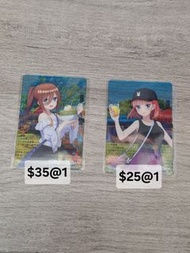 五等分花嫁  五等分的新娘 二乃 三玖 透卡