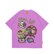 Oversized T-Shirt Lilac Fight Club Cotton 24s Free Sticker Nameless society