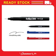 Artline 200 Fineliner Pen (0.4mm)
