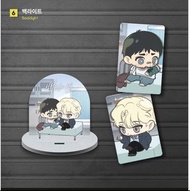 Lezhin 快閃 backlight 背光 香味的界線 融冰曲線 QQ人立牌