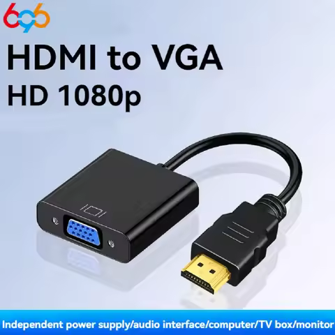 HD 1080P HDMI VGA Adapter HDMI Male To VGA Famale Converter Digital Analog For Tablet Laptop PC TV P