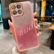 Honor X6c 4G Bling Glitter Case For HONOR X6c HonorX6c 4G 2025 Bling Casing Shockproof Clear Transpa