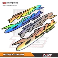 Emblem Fizr Emblem Yamaha Fizr Akrilik Mirror Ketebalan 2 MM