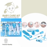 Dr Gym Baby Grooming Kit 8 Pcs Newborn Baby Care Set with Nail Cutter, Eraser, and Important Tools f