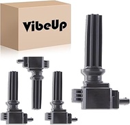VibeUp 10429 Coil Packs Compatible With Ford Lincoln Focus Escape Fusion Edge MKC MKZ 2.0L 2.3L 2.5L