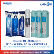Trọn Bộ 10 Lõi Lọc Nước Dành Cho Máy KAROFI KAQ-P95 KAQ-U95 NEW KAD-N69 KAD-N89 KAD-N91 KAE-S65... (