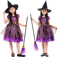 Halloween Cosplay Costume Children's Magic Witch Costume Pettiskirt G-0296 Witch Costume