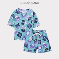 Bộ đồ thun ngắn cá tính cho bé trai Gustavo Gano