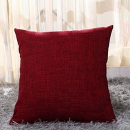 New 40x40 45x45 50x50 55x55 Large Linen Plain Cushion Cover Throw Pillow Case Home Sofa Decor No Pil