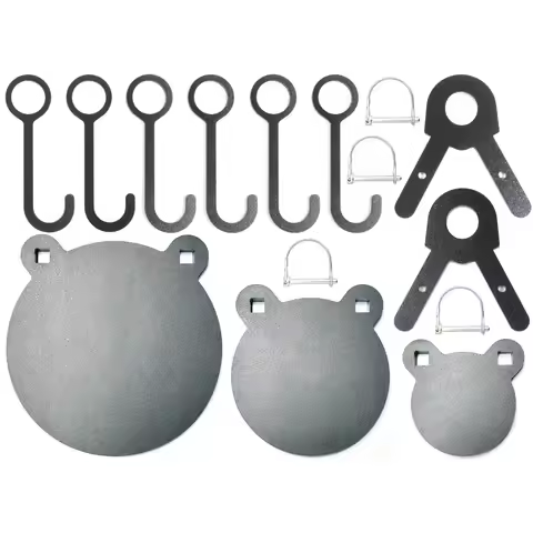 Steel Targets for Shooting Fullbow AR500 Metal Gong Target 3 8 Inch Thick High Caliber Torso Silhoue