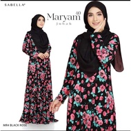 Jubah XS S M L Maryam Jea Annalia Aisya by Sabella ready stock ironless