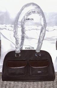 Stand oil Chubby bag/Marron Combi
