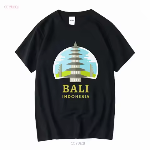Bali T Shirt Indonesia Balinese Souvenir Indonesian Island of Gods Hindu Temple Ubud Canggu Uluwatu 