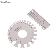 [WoodAron] 0-36 Round AWG SWG Wire Gauge Thiness Ruler Gauge Diameter Stainless Steel Measurer Tool 