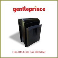 ◺ ♣ ◱ Monolith Cross-Cut Paper Shredder Machine