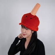 · · * Cute Cartoon Funny Unisex Toilet Plug Toilet Plug Headgear Hat Car Toy Photo Travel Props