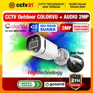 Kamera CCTV Outdoor 2MP ColorVu AUDIO Mic HighTechnology Full Color 24Jam Berwarna