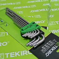 L Key TekiroBINTANG L Key 9 Pcs Torx Key Set Tekiro Long Hole L Key