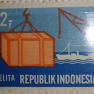 Perangko Jadul Edisi 12sen Pelita Republik Indonesia