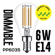 PowerPac 2x LED Bulb Pin Pong Bulb LED Light 2/4/6W E14/E27 Warm White (PP6031/PP6032/PP6033/PP6034/PP6035/PP6036)