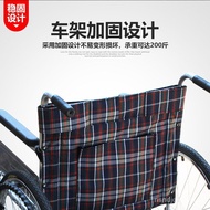 🚢Manual Foldable Wheelchair Customization Super Lightweight Steel Scooter for the Elderly and Disabled Manual Wheelchair