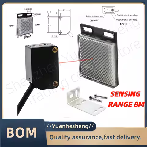 E3Z-LAS-R8/D35 Square laser sensor diffuse reflection/specular reflection optical infrared photoelec