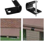 Muzata 72PCS Deck Starter Clips Stainless Steel Universal Starter Deck Clips for 800 SQ. FT. of Deck