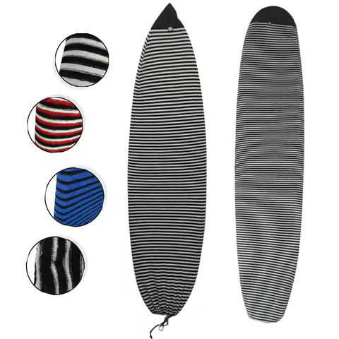 Surfboard Cover 5.8ft/6.0ft/6.2ft/6.4ft/6.6ft/6.8ft Surf Board Sock Protective Storage Bag Case For 