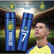 JS: CUSTOM THERMOS SURPRISE GIFT BOX AL NASSR LED FLASK CRISTIANO RONALDO CR7 - 48 HOURS SHIPPING