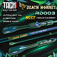 Joran UL Casting TACHI Death Hornet Kolam Singlehand Solid Carbon 1.5-1.98m Ultralight Rod Freshwate
