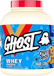 Ghost 100% Whey Protein Powder 5lb Tub (Chips Ahoy!, 5lb)