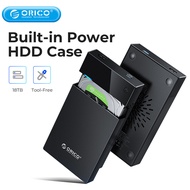 ORICO เคส SATA เป็น USB กล่องใส่ฮาร์ดดิสก์3.5นิ้ว3.0 HD ภายนอกสำหรับ2.5/3.5นิ้วกล่องใส่ HDD ดิสก์ SSD สำหรับ PC รองรับ UASP
