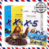 Oreo,peanut chocolate,chocolate banana,Korea Imported X5 Chocolate Energy Bar 36g  韩国进口X5夹心巧克力能量棒 36